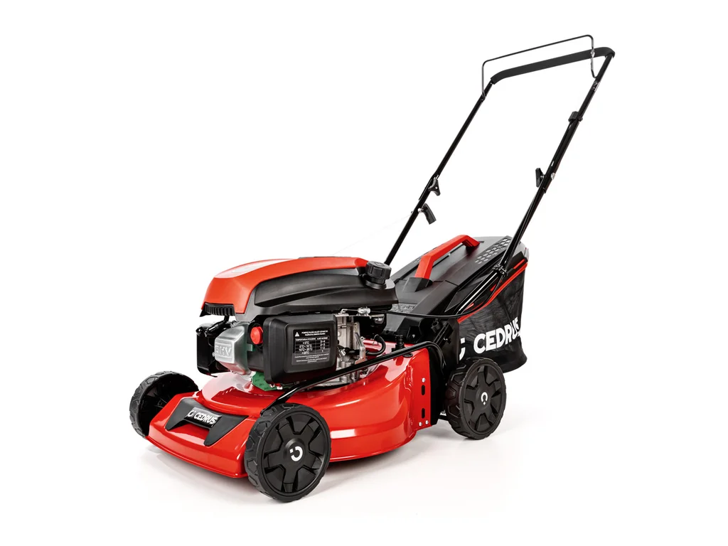 Hahn & Sohn Cedrus KS42 – Benzin-Rasenmäher ohne Antrieb, Y145V-Motor