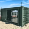 KABINE WOOD & STEEL — Premium-Wohncontainer 20' High Cube