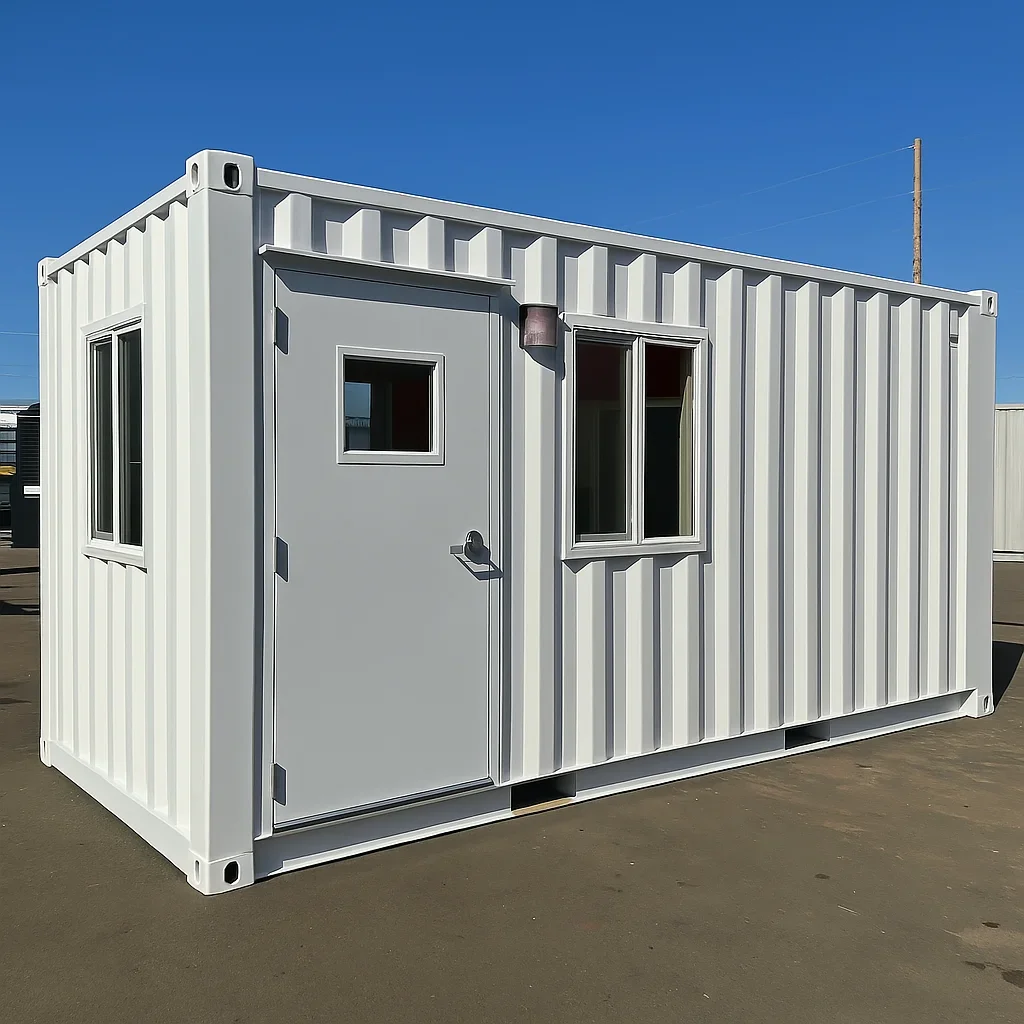 Wohncontainer 15 Fuß – ausgebaut mit Bad, Küche und Schlafbereich