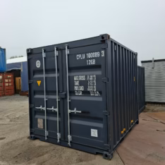 Seecontainer 10 Fuß, gebraucht, mit Standardtür